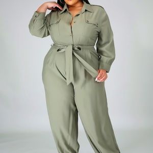 Goodtime USA- Green Jumpsuit